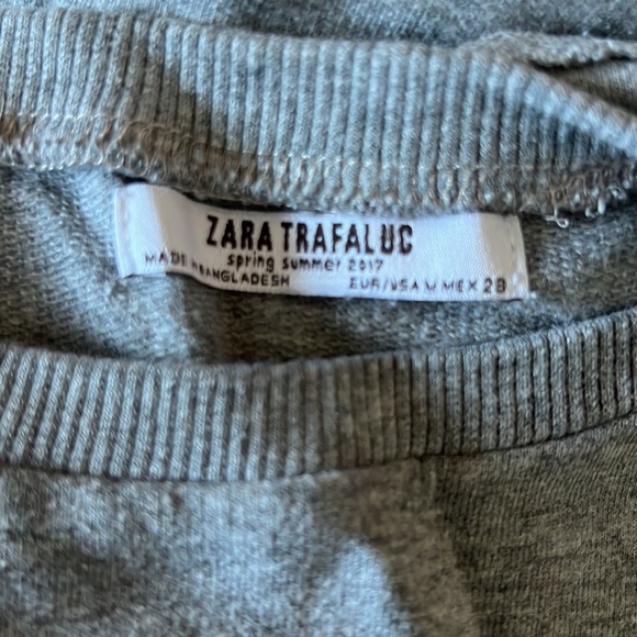 NWOT ✨ Zara ruffled crop sweatshirt - Picture 5 of 5